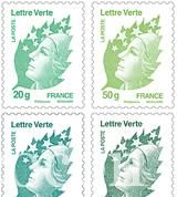Les timbres verts de La Poste prennent le bateau timbre écolo