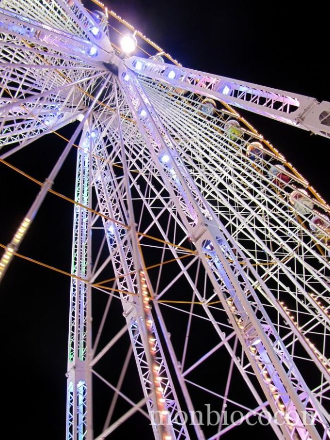 Photos de la Grande Roue de Bordeaux de nuit 048