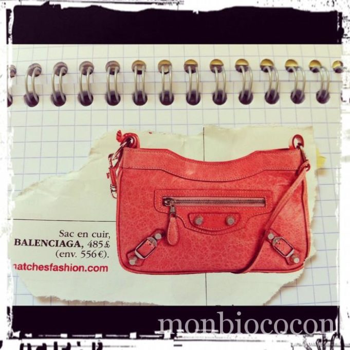 In love depuis le premier coup d’oeil balenciaga-sac