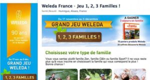 Jeu concours Weleda: 1, 2, 3 familles ! Partez ! Youou… jeu-weleda