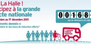 Collecte de vêtements à La Halle = bons d’achats ! la halle