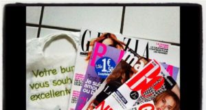 Voici mon butin du jour (dans un sac bio s’il vous plait) magasines