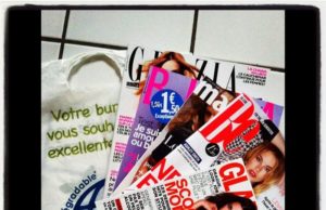 Voici mon butin du jour (dans un sac bio s’il vous plait) magasines