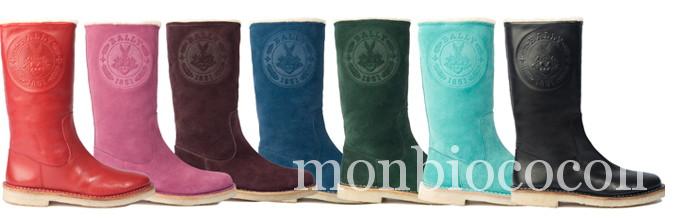 Des bottes trop mimi, j’ai nommé les multicolores Kander boots de Bally bottes-bally