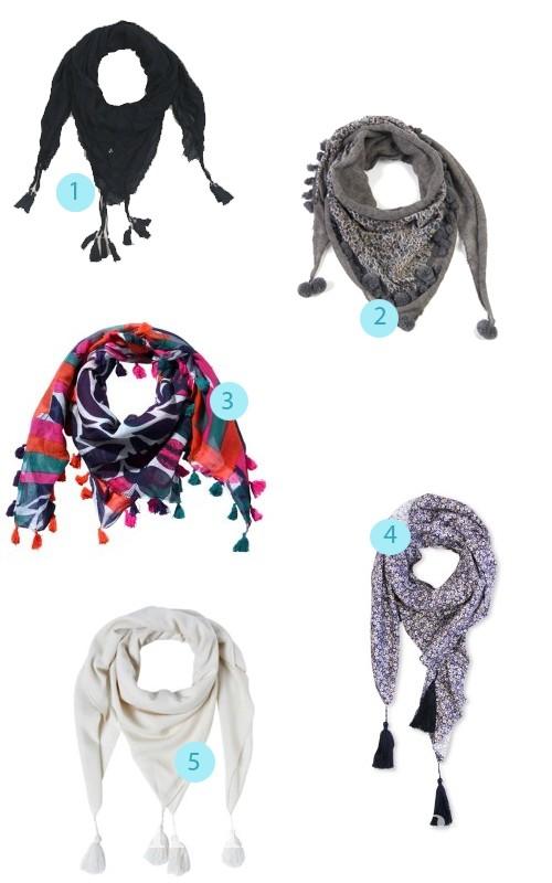 foulards-ponpons foulards-ponpons