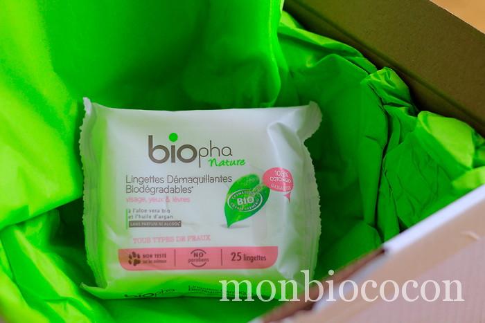 biopha-nature-lingettes-démaquillantes-aloe vera bio-huile d'argan-2