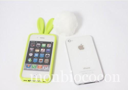 coque-Iphone-4-lapin-vert-0