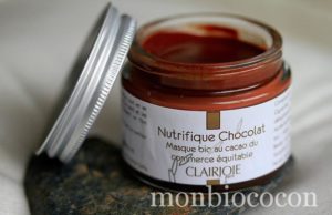 Clairjoie: Nutrifique chocolat masque bio au cacao du commerce équitable: test et avis nutrifique-chocolat-clairjoie-masque-bio-cacao-commerce-équitable-0