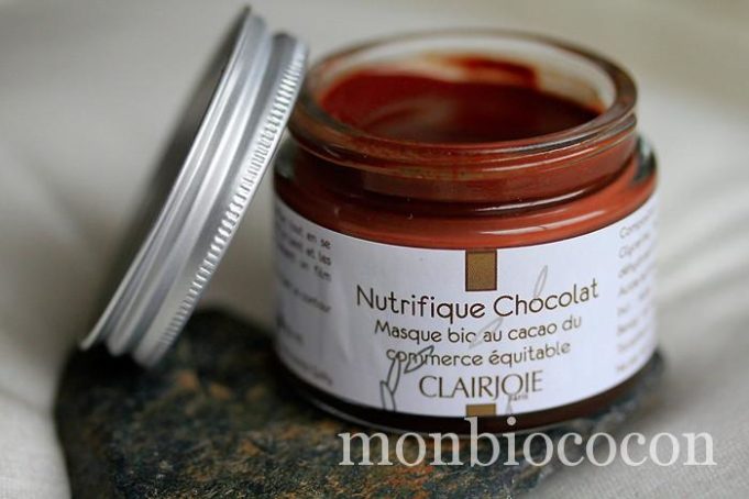 Clairjoie: Nutrifique chocolat masque bio au cacao du commerce équitable: test et avis nutrifique-chocolat-clairjoie-masque-bio-cacao-commerce-équitable-0