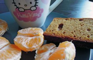 16h00: c’est l’heure de prendre mon gouter. Oui mais en mode hiver. pain d'épices-clémentines-gouter bio