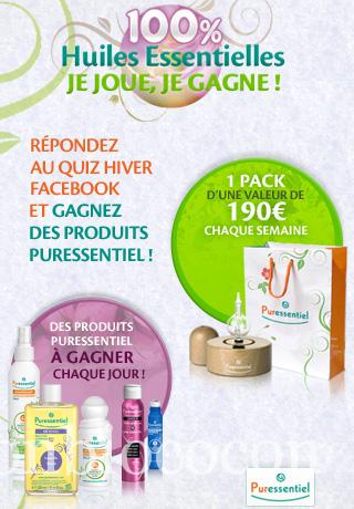 Jeu Puressentiel sur Facebook: « 100% Huiles Essentielles, je joue je gagne » du moins je tente… puressentiel-jeu-concours