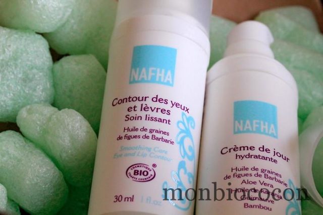 Test et avis des cosmétiques bio NAFHA: Crème de jour hydratante + Contour des yeux et lèvres NAFHA-bio-contour-des-yeux-lèvres