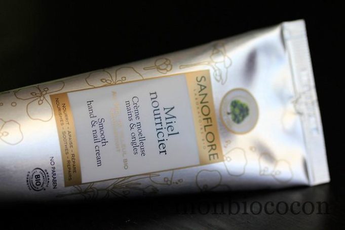 Test de la Crème moelleuse au Miel Nourricier de SANOFLORE, mains et ongles, au miel de tilleul bio crème-moelleuse-mains-sanoflore-miel-nourricier-1