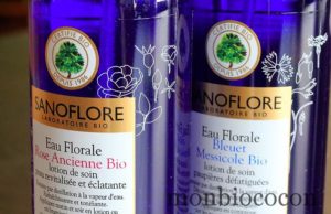 Pour une belle peau, utilises de l’eau florale bio ! (joli slogan non?) sanoflore-eau-de-rose-eau-de-bleut-bio-1