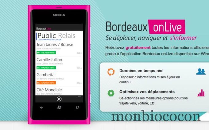 Bordeaux on live, la nouvelle appli pour Bordelais sur Windows Phone 7
