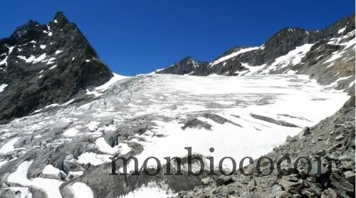 le glacier blanc massif des écrins alpes