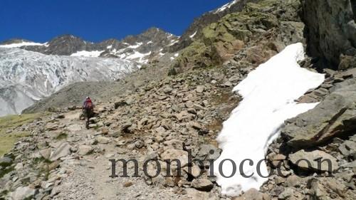 randonnée au glacier blanc alpes