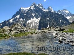 randonnée au glacier blanc, lac tuckett,massif des écrins alpes