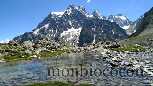 randonnée au glacier blanc, lac tuckett,massif des écrins alpes