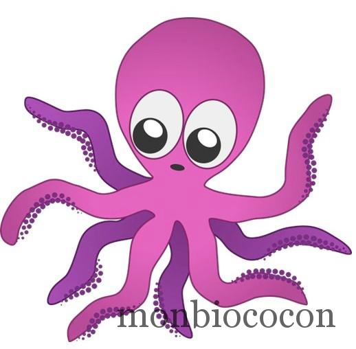 Logiciel Tincta Text Editor pour mon Mac, il est trop mignon ce poulpe violet-rose ! tincta-texte