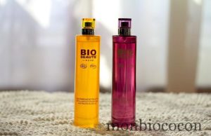 Eaux fraiches Bio : chez Nuxe on voit jaune ou prune, c’est à voir selon ses gouts bio-beauté-by-nuxe-eau-fraiche-0