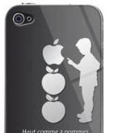 Elles sont croc mimi ces coques Iphone trognon de pomme ! An apple core, yessss ! coque-Iphone-4-trognon-de-pomme