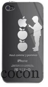 Elles sont croc mimi ces coques Iphone trognon de pomme ! An apple core, yessss ! coque-Iphone-4-trognon-de-pomme