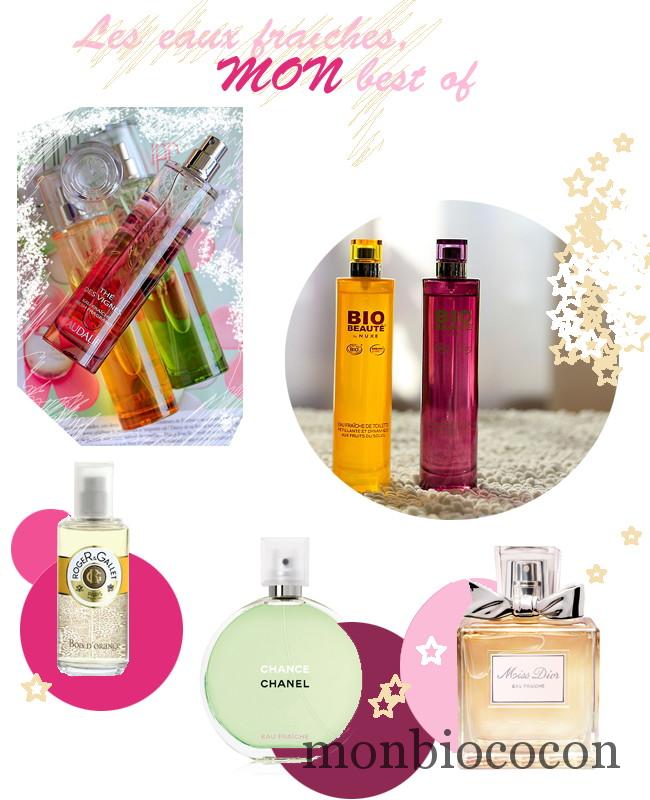 Les eaux fraiches: Mon Best Of pour toute l’année. Coûts et gouts en folie ou pas, à voir. eaux-fraiches-caudalie-nuxe-bio-beauté