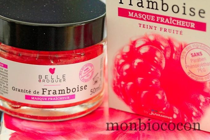 Je suis belle à croquer ! Avec un masque à la framboise, j’ai un teint de pêche ou de fraise belle-à-croquer-masque-granité-framboises-4