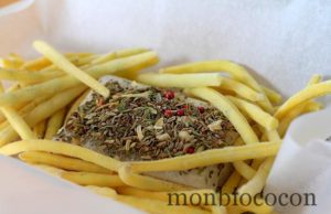 Papillote bio de poisson aux herbes colorées et ses légumes couleur soleil papillotte-poisson-cabillaud-8