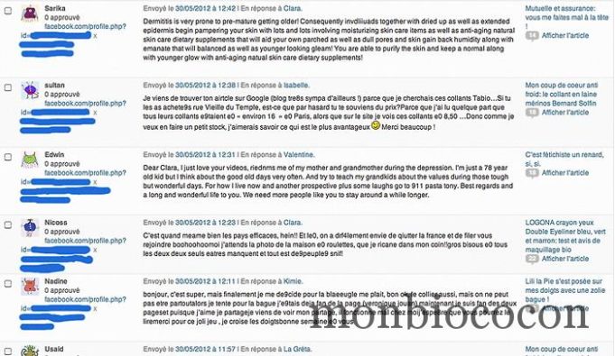 Le SPAM est mon ami : c’est lui qui me laisse le plus de commentaires spam-sur-blog