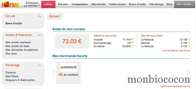 IGraal ou Comment récupérer de l’argent de ses achats sur internet