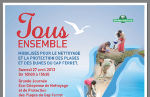 Journée éco-citoyenne de nettoyage des plages du Cap Ferret