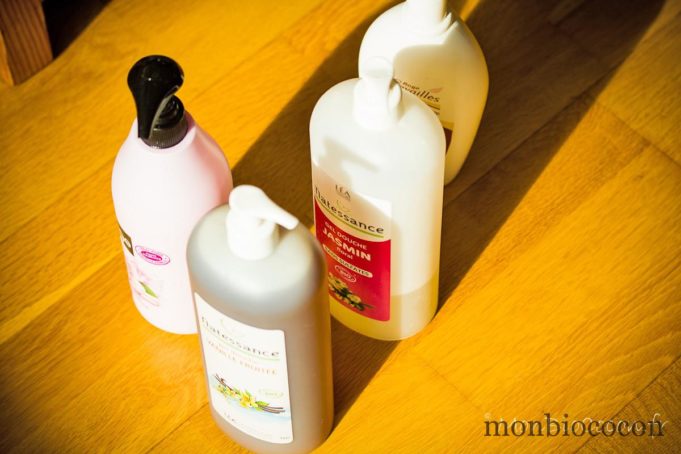 Gel douche & shampoo par litre = plus écologique