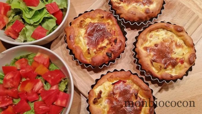 Recette flamiche végétarienne bio super facile