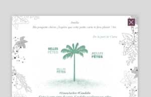 Une carte de voeux virtuelle envoyée = 1 arbre planté