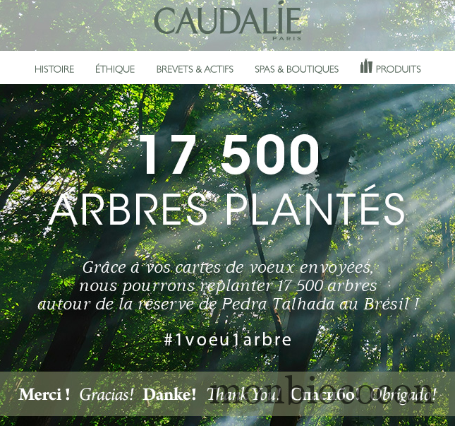 Ces cartes de voeux qui permettent de planter des arbres au Brésil