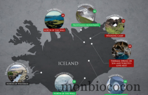 Lieux de tournage de Games of Thrones en ISLANDE