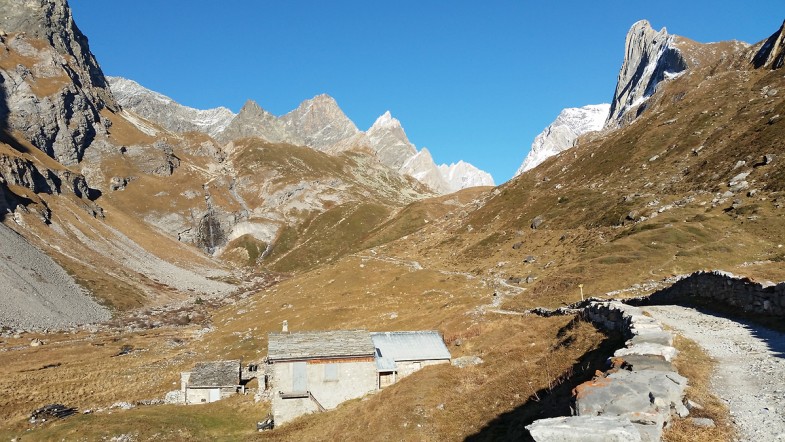 La Vanoise : le lac des Vaches et col de la Vanoise