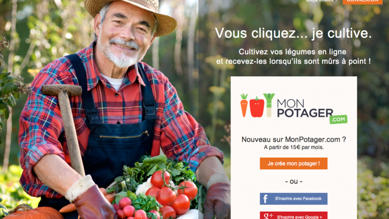Mon potager, en 2 clics