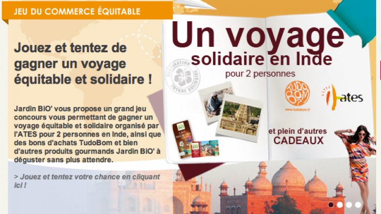 Un voyage solidaire, moi ça me tente ! Jardin BIO organise un jeu, je croise les doigts…