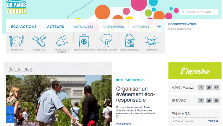 Acteurs du Paris Durable, en avant pour l’environnement !