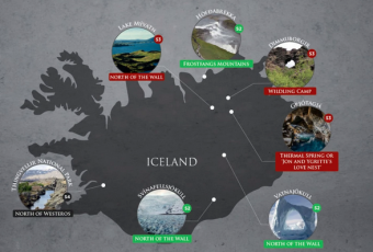 Lieux de tournage de Games of Thrones en ISLANDE