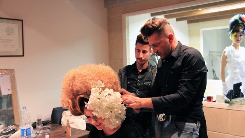 Défilé de coiffure L’Oréal Professionnel, château Lafitte, Yvrac (Gironde)