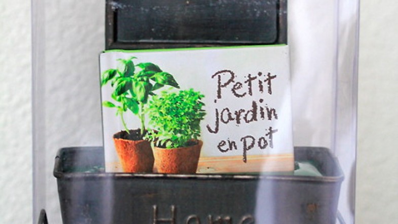 Petit jardin en pot: kit coffret by Larousse pour que j’ai du persil et du basilic dans ma cuisine