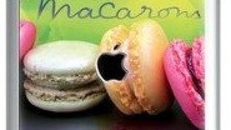 Coup de coeur pour les coques Iphone et Ipad macarons vertes et violettes, miam miam !