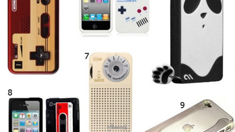 Coques et étuis Iphone 4: lapin, panda, K7 audio, cubes, ligot, game boy et compagnie