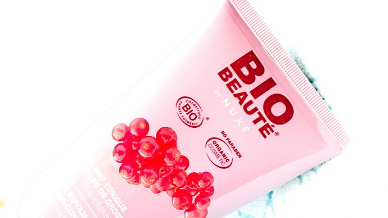 J’ai testé l’exfoliant tonique à la pulpe de groseilles BIO Beauté by Nuxe