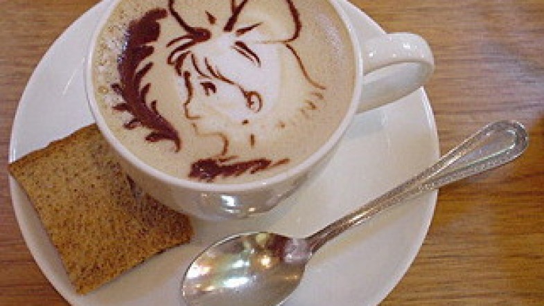 Le latte art ou comment s’amuser avec sa tasse de café au lait…