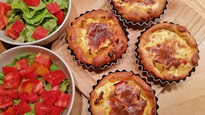 Recette flamiche végétarienne bio super facile